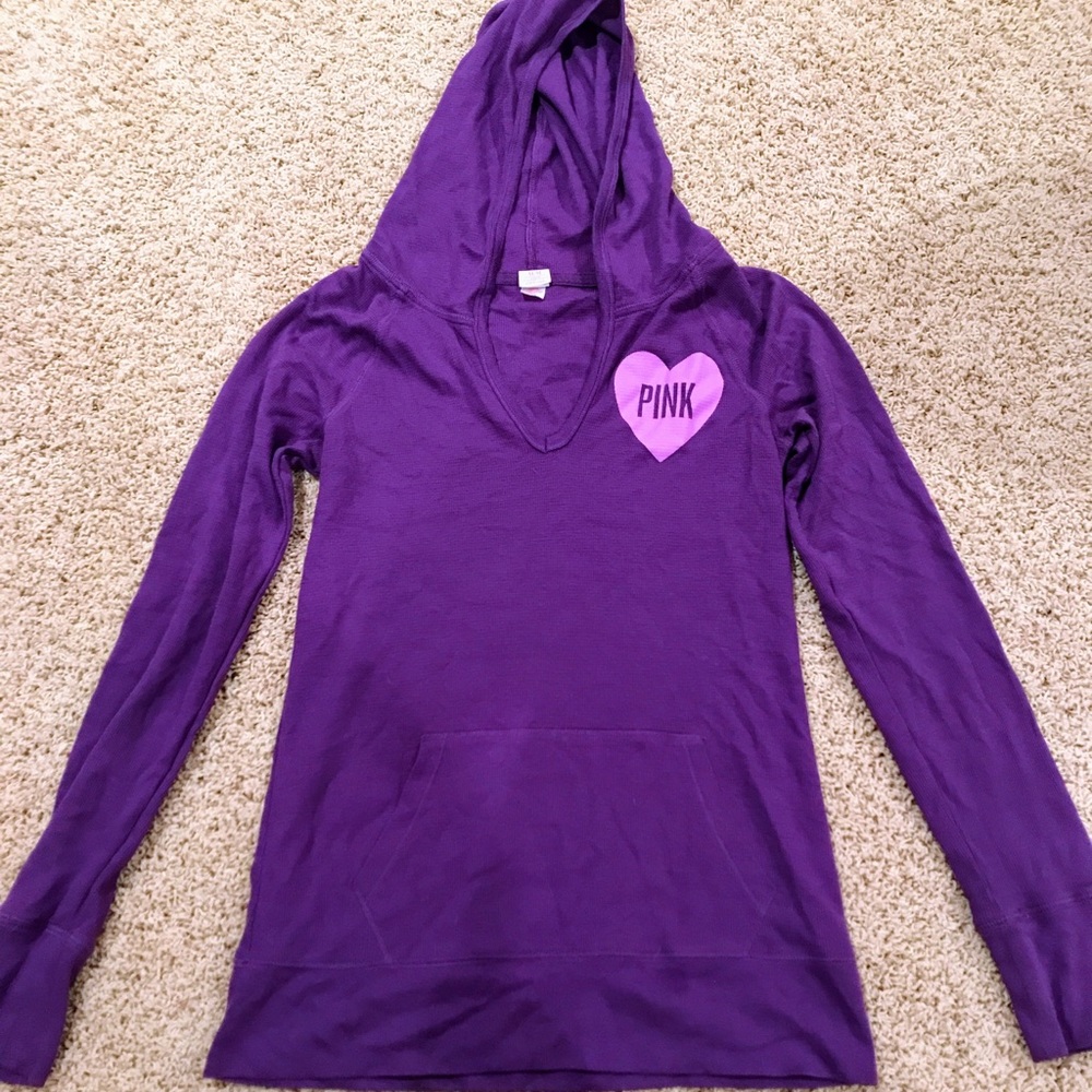 PINK pullover with hood